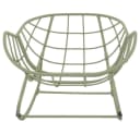 Lesli Living Schaukelstuhl COZY Beige/Grün Aluminium Bild 5