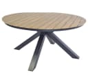 Lesli Living Gartentisch Arezzo rund 150cm Polywood Teaklook Bild 3