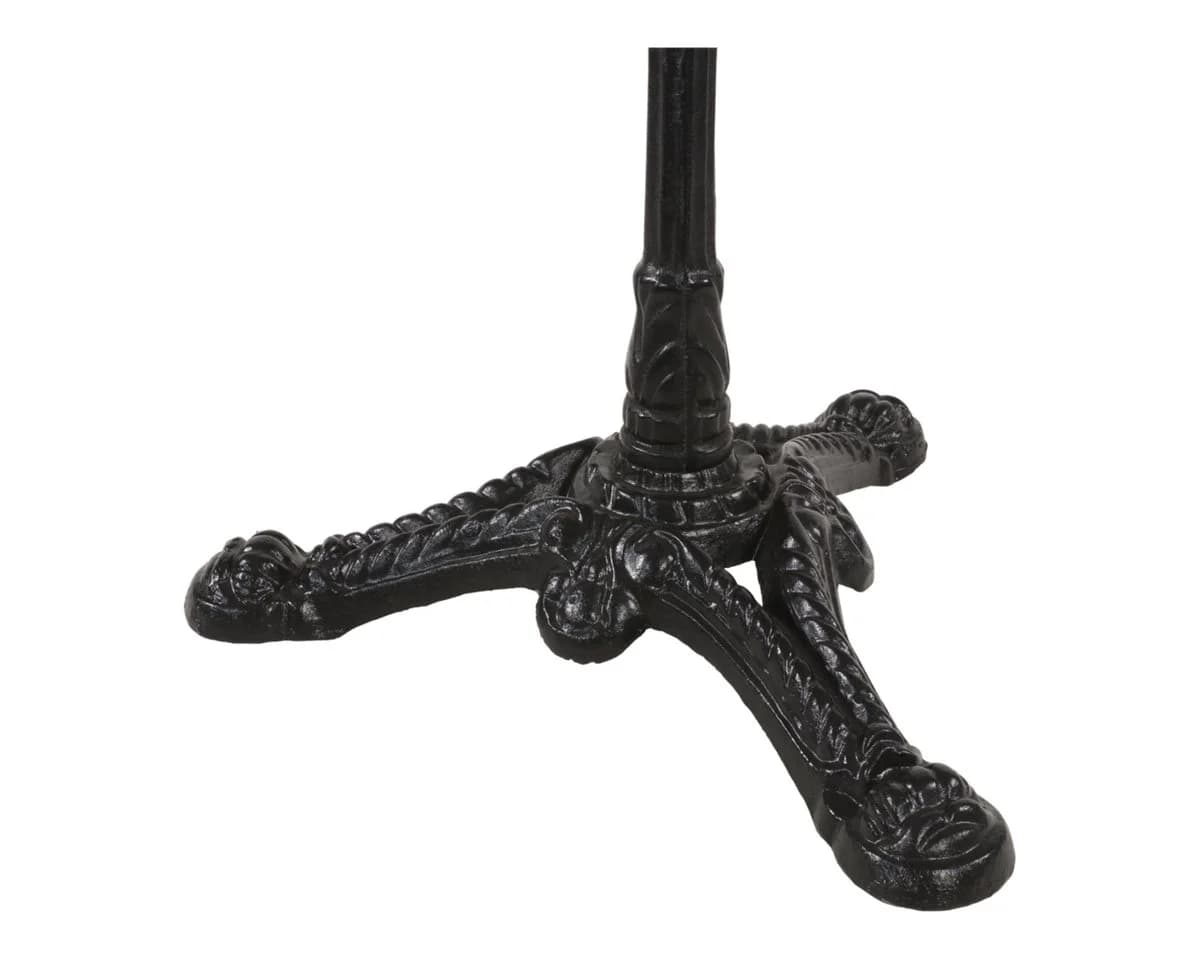 Lesli Living Bistrotisch Marmor schwarz Ø60cm