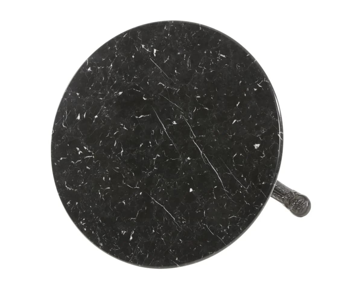 Lesli Living Bistrotisch Marmor schwarz Ø60cm - Bild 3