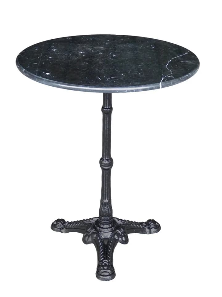 Lesli Living Bistrotisch Marmor schwarz Ø60cm - Bild 5
