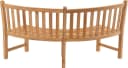 Lesli Living Gartenbank Teak-Holz Rund Bild 1