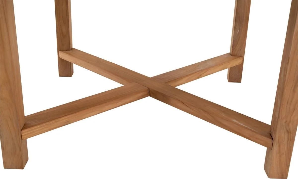 Lesli Living Gartentisch Rund Teak-Holz - Bild 3