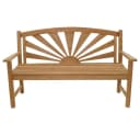 Lesli Living Gartenbank SUNBURST Teak Holz 156cm Bild 1
