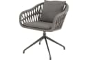 Lesli Living Gartenstuhl Aspetto Drehstuhl Grau Aluminium Bild 5