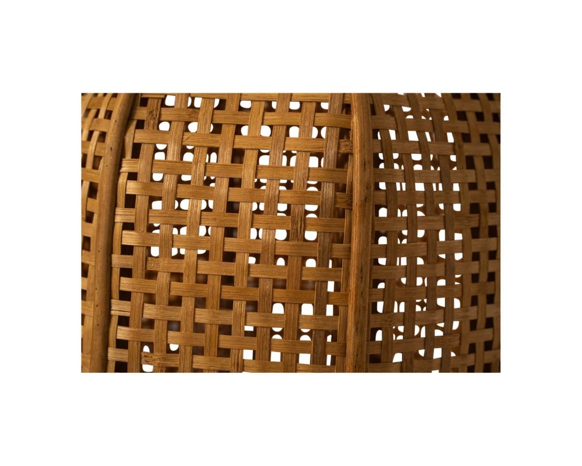 Lesli Living Bodenwindlicht Windlicht Laterne MACY 66cm Bambus