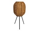 Lesli Living Bodenwindlicht Windlicht Laterne MACY 66cm Bambus Bild 2