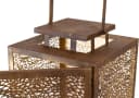 Lesli Living Bodenwindlicht 2er Set Laterne Windlicht SPOT Metall Antik-Stil Bild 3