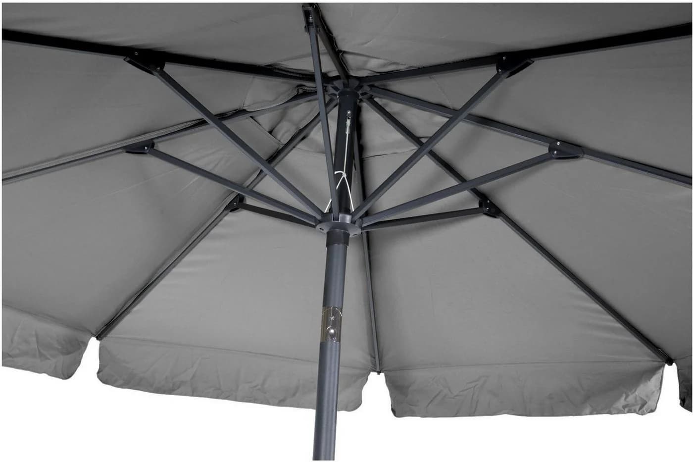 Lesli Living Sonnenschirm Libra Grey Grau Ø 3m mit UV-Schutz 30+ - Bild 3
