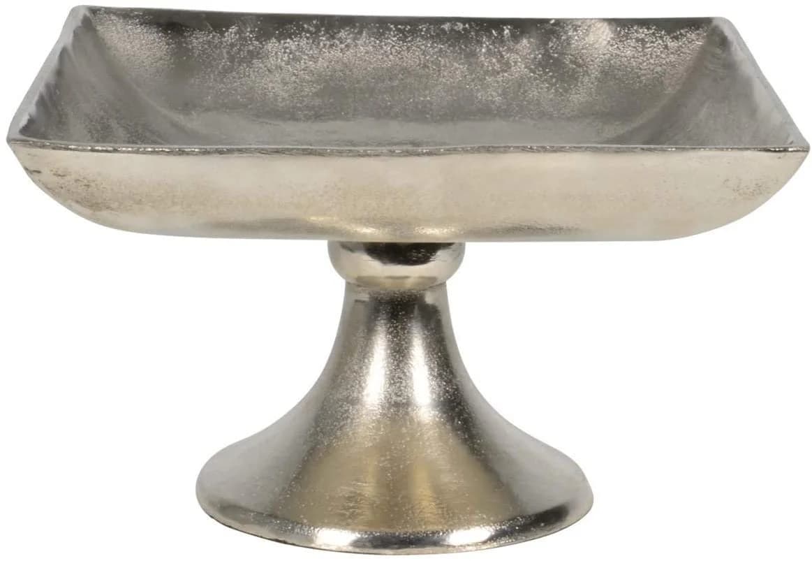 Lesli Living Dekoschale Brush Silber Aluminium 30x30x17cm - Bild 2