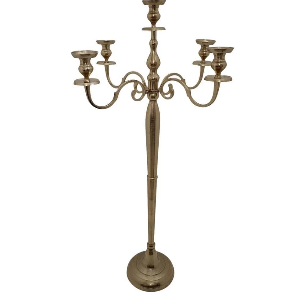 Lesli Living Kerzenständer 5-armig Brush Gold 144 cm