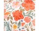 SCHÖNER LEBEN. Dekokissen Samtkissenhülle Blumen weiß rot Bild 3