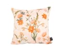 Schöner Leben Samtkissenhülle Blumenmotiv Apricot Orange 45x45 cm Bild 2