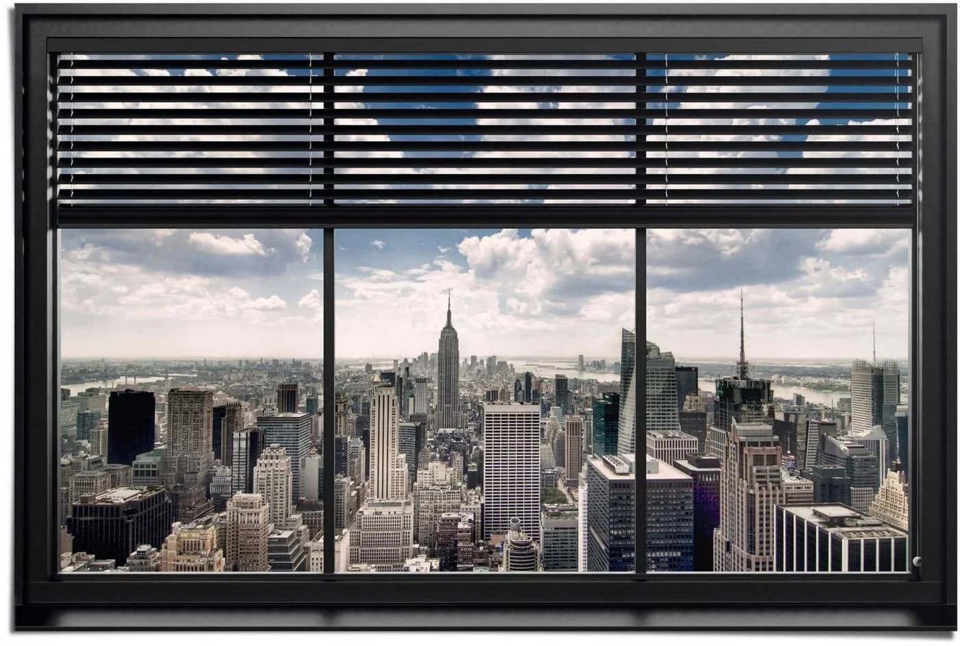 REINDERS Poster New York Fensterblick Bunt Maxi-Format - Bild 2