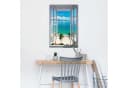Reinders Poster Fenster zum Strand Blau Maxi Wanddekoration Bild 1
