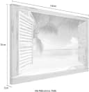 REINDERS Wandbild Strandfenster Blau 118x70 cm Bild 5