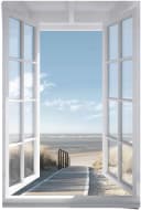 Reinders Poster Fensterblick Nordsee Blau Maxi Bild 4