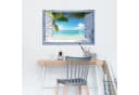 Reinders Poster Strandblick Blau Maxi Format Bild 1