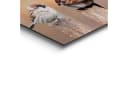 REINDERS Holzbild Deco Panel 30x90 Bird Family Braun Grau Bild 5