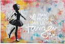 Reinders Poster "Man muss das Leben tanzen" Bunt Maxi Format Bild 2