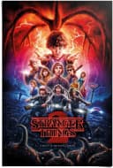 Poster Stranger Things Netflix - Rot - 61x91,5 cm Bild 2
