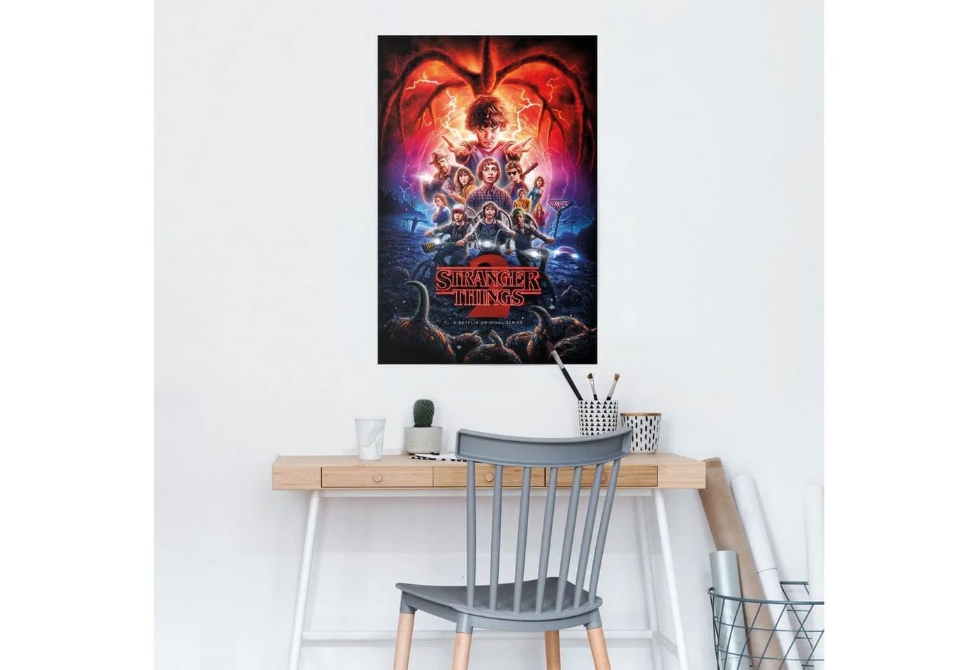 Poster Stranger Things Netflix - Rot - 61x91,5 cm - Bild 3