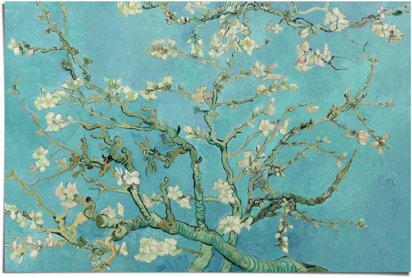 Reinders Poster Mandelblüte Vincent van Gogh Blau - Bild 2