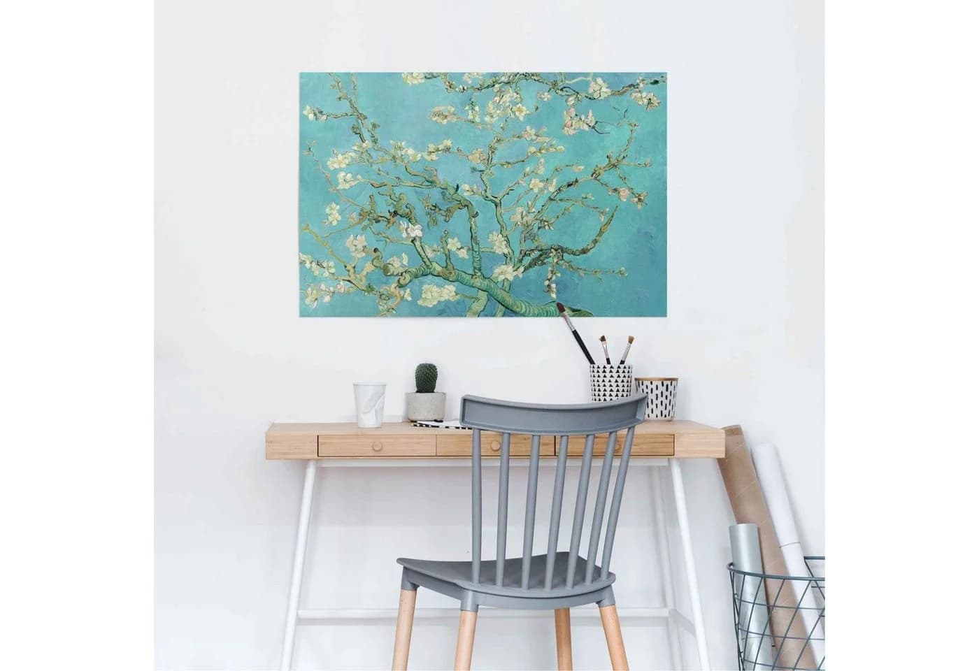 Reinders Poster Mandelblüte Vincent van Gogh Blau - Bild 3