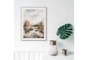 Poster REINDERS "Bergsee" Beige MDF Wanddekoration Bild 1