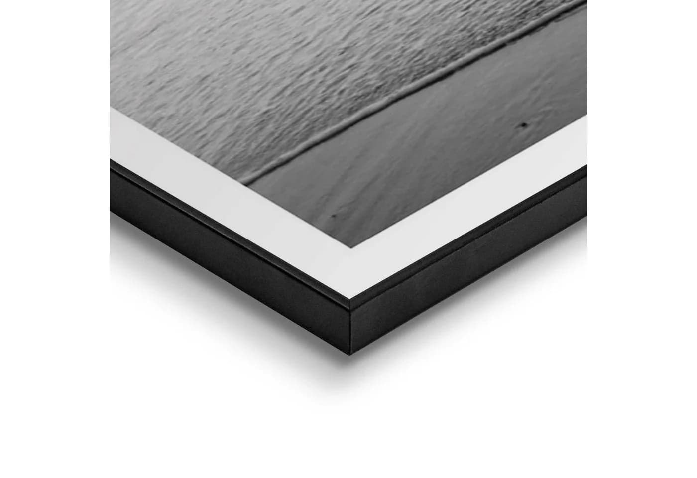 REINDERS Kunstdruck Sonnenuntergang Schwarz Weiß MDF - Bild 4