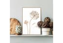 REINDERS Poster Trockenblumen Beige Wanddekoration MDF Bild 1