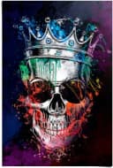 Reinders Graffity Totenkopf Poster Schwarz Maxi Format Bild 2