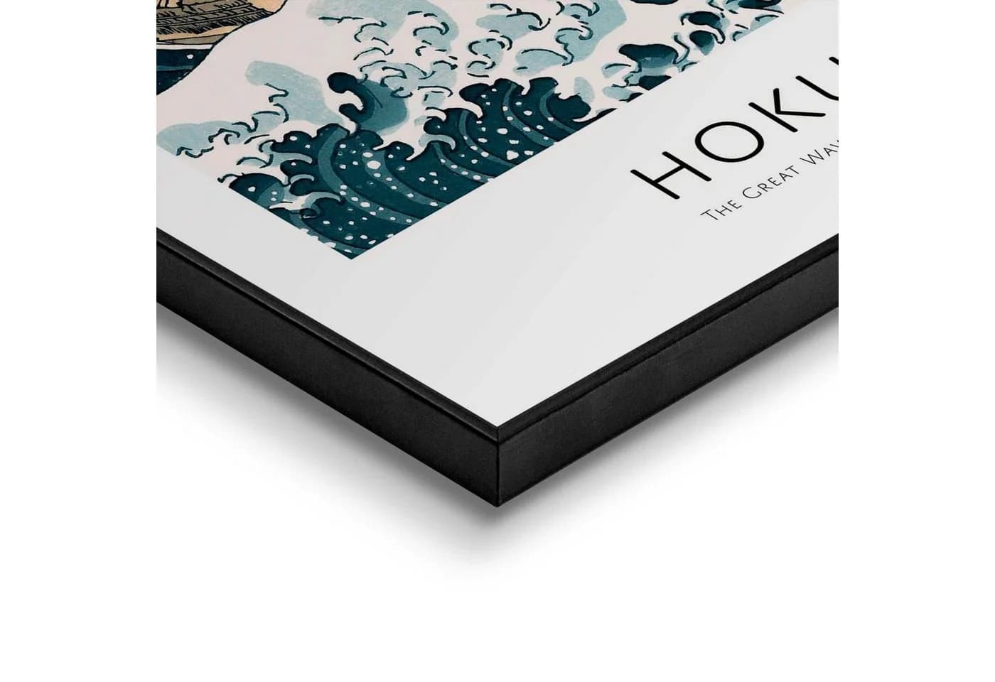 REINDERS Bild mit Rahmen Die große Welle - Hokusai Blau - Bild 4