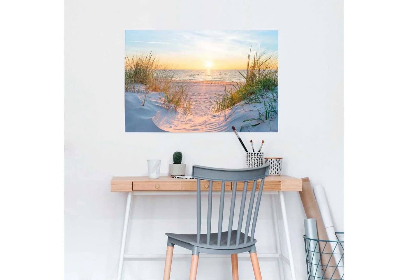 Reinders! Poster Sonnenuntergang Beige 91,5x61 cm
