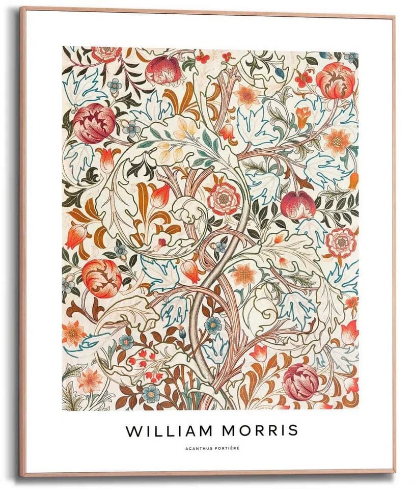 REINDERS Bild mit Rahmen Fantasy Art Bunt William Morris - Bild 2