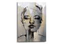 REINDERS Leinwandbild Goldenes Gesicht Gold 50x70 cm Bild 2