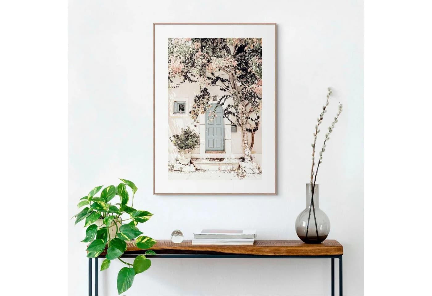 Reinders Poster Griechenland Beige MDF Wanddekoration