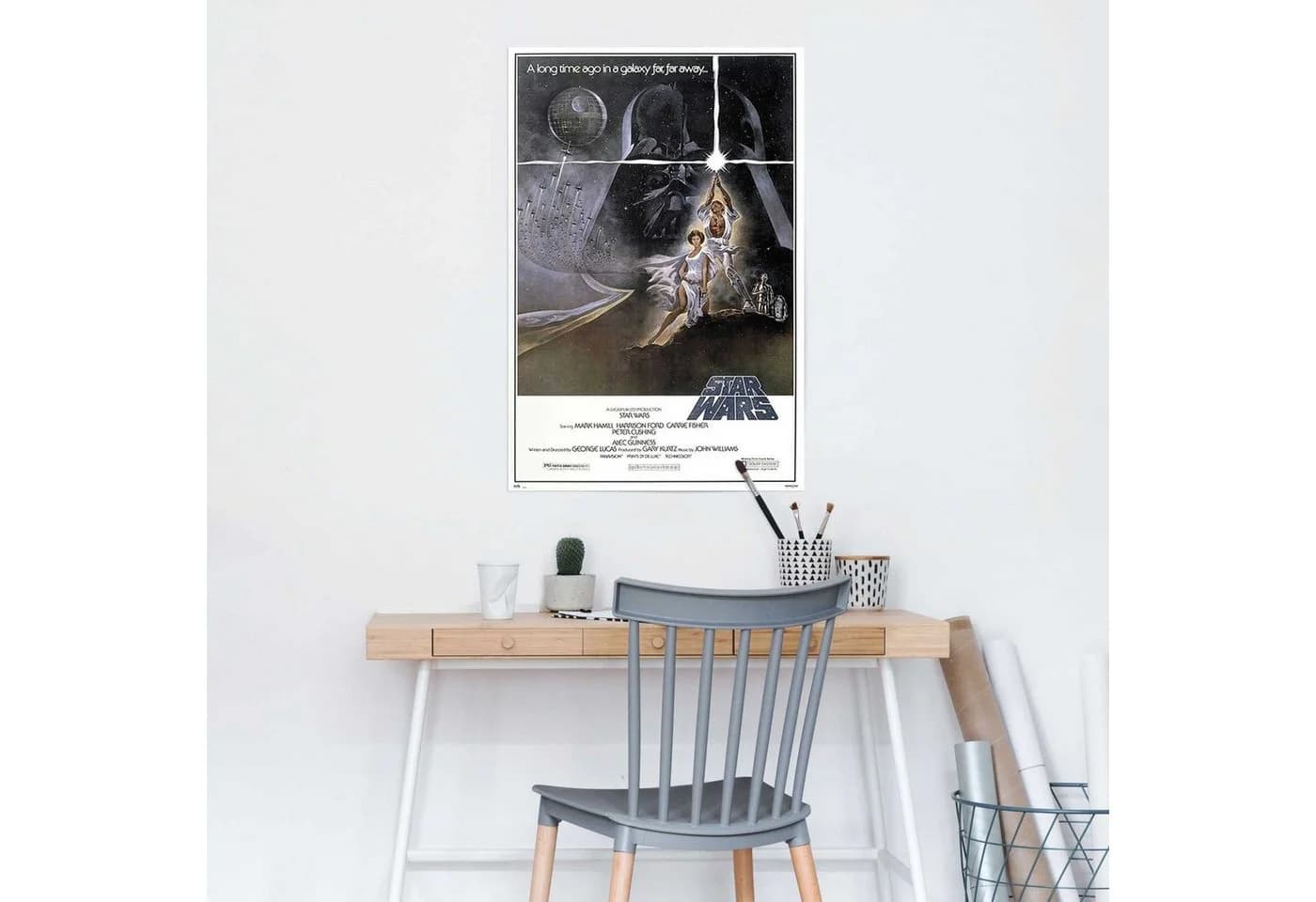 Reinders Poster Star Wars - a new hope Blau Maxi