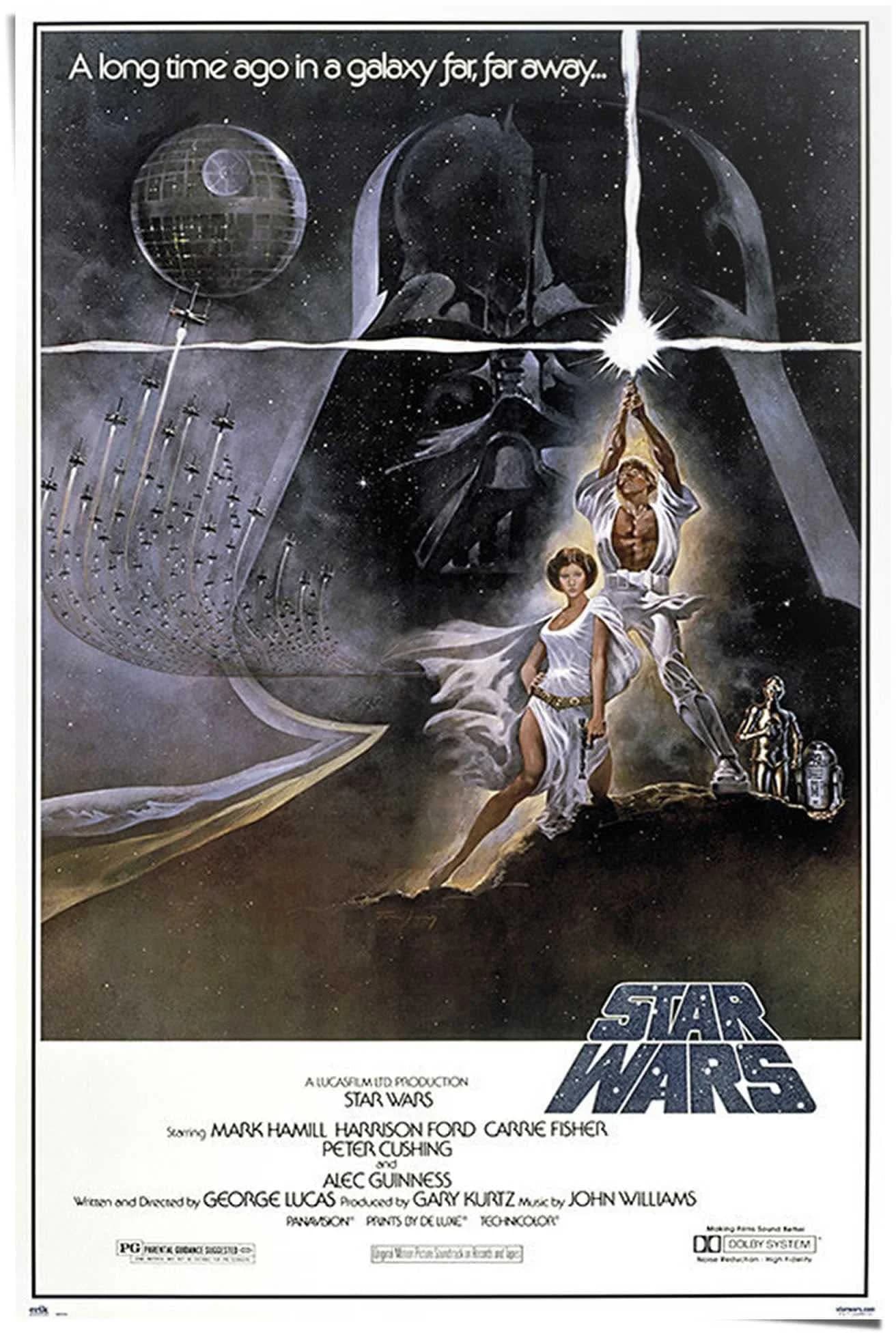 Reinders Poster Star Wars - a new hope Blau Maxi - Bild 3