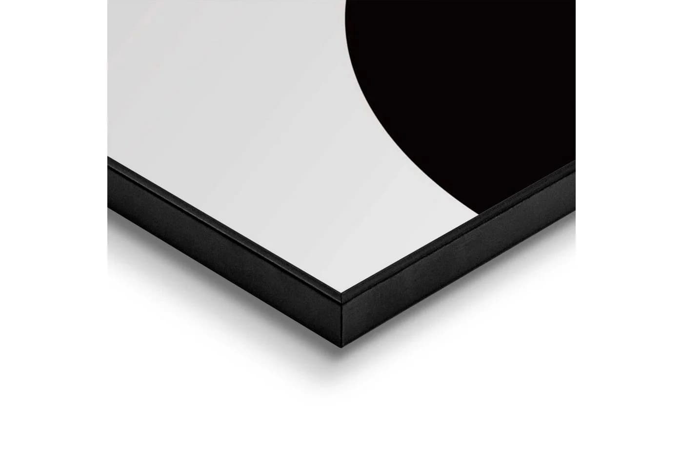 Poster REINDERS Abstrakt Schwarz Weiß MDF Rahmen - Bild 4