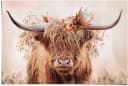 Poster REINDERS Highlander in Blumen Beige Wanddekoration Bild 2