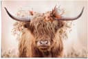 Poster REINDERS Highlander in Blumen Beige Wanddekoration Bild 3