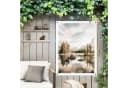 Poster REINDERS Bergsee - Beige Leinwandposter 60x80cm Bild 1
