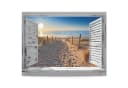 Reinders Poster Dünenpfad Beige Leinwand Outdoor Bild 2