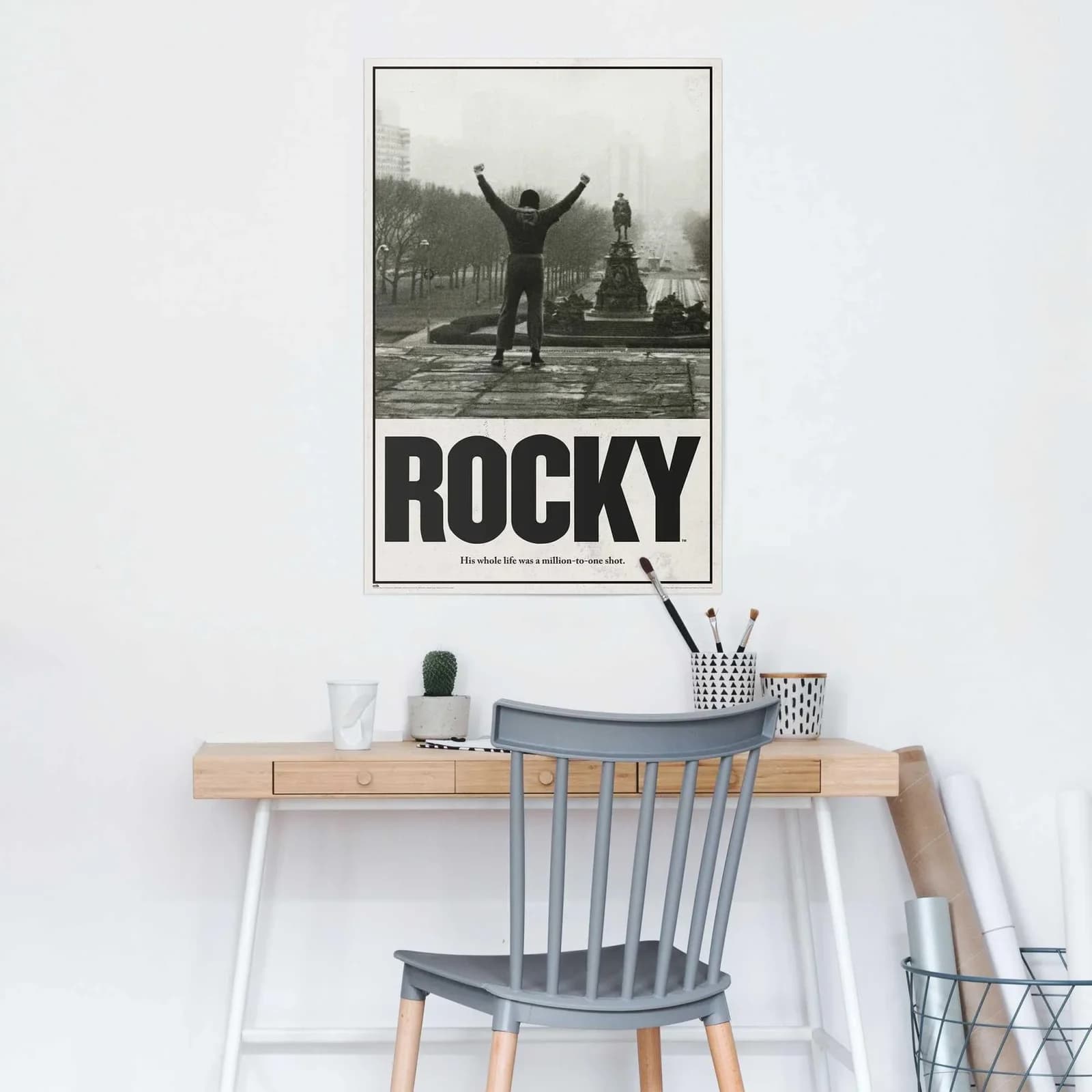 Reinders Poster Rocky Balboa Schwarz Maxi-Format