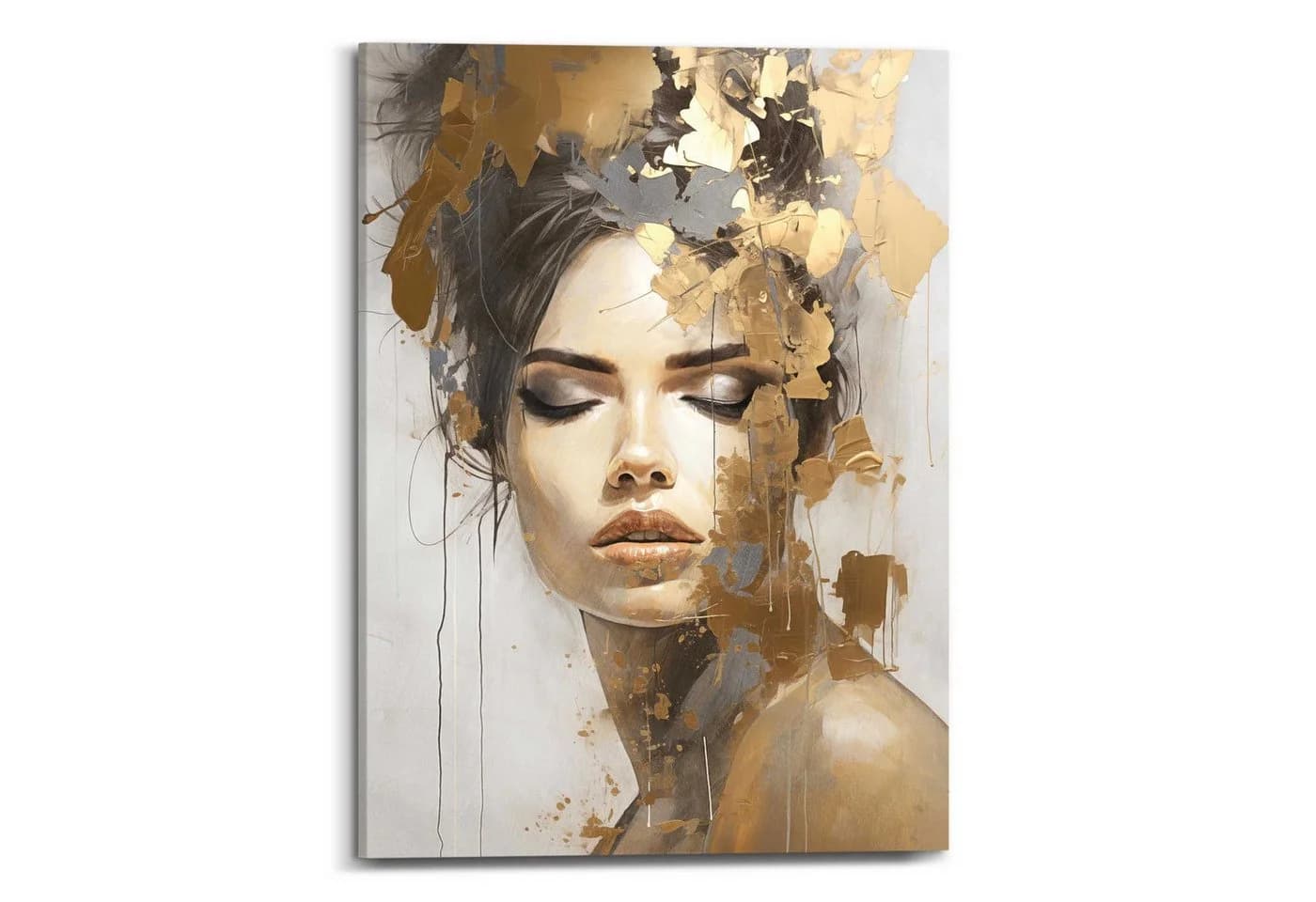 Leinwandbild REINDERS Chique Gold Gold