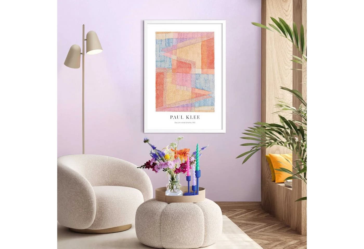 Reinders! Bild mit Rahmen Paul Klee Triangles - Bild 2