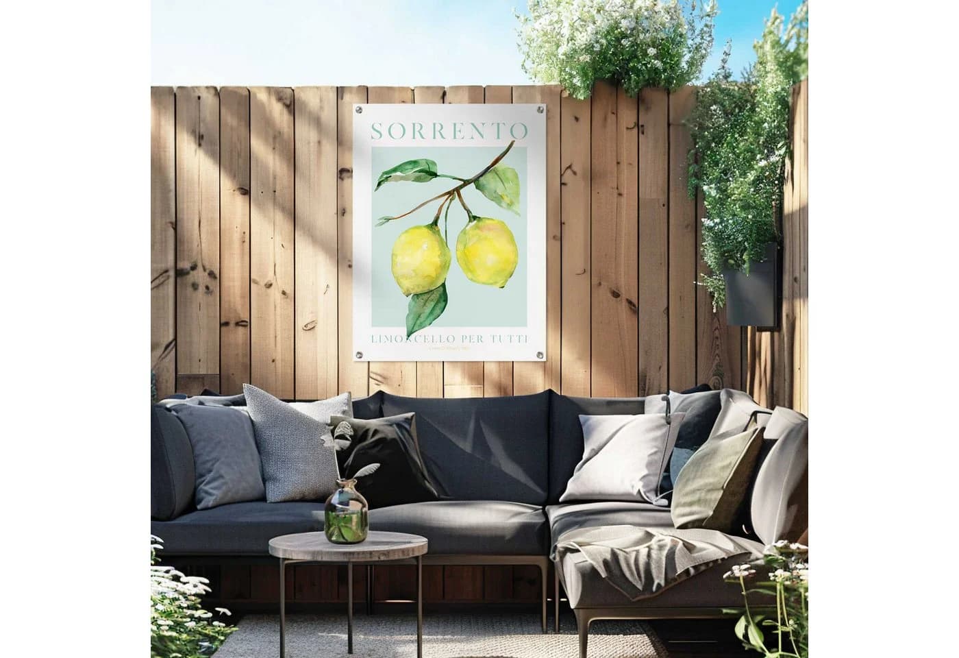 Poster REINDERS Lemon Portrait Gelb