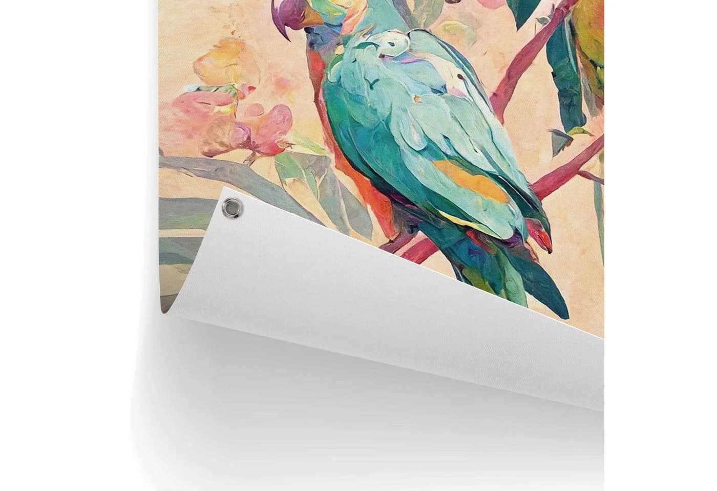 Poster REINDERS "Bird Party" grün 60x80cm - Bild 4