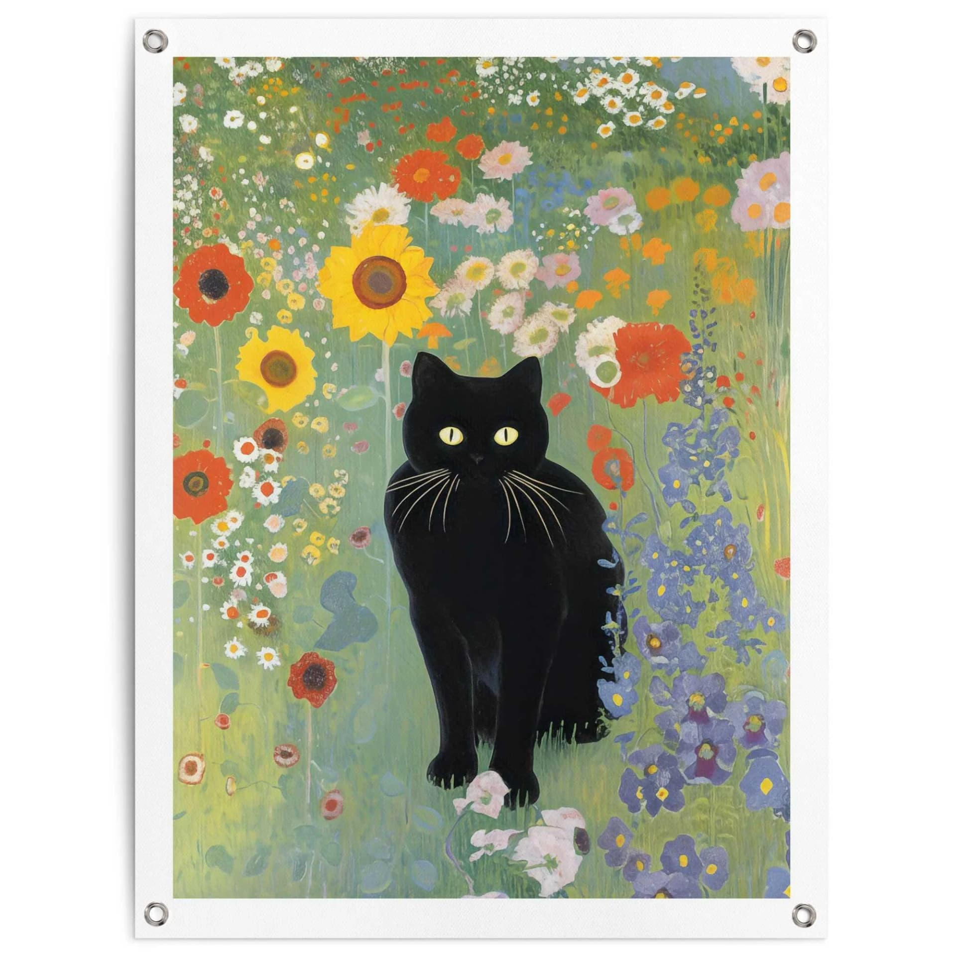Poster REINDERS Catfield bunt 60x80 cm
